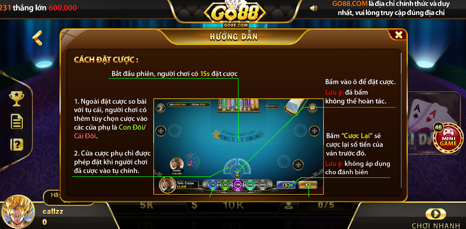 Hướng Dẫn Đăng Ký Và Bắt Đầu Chơi Xì Dách Go88